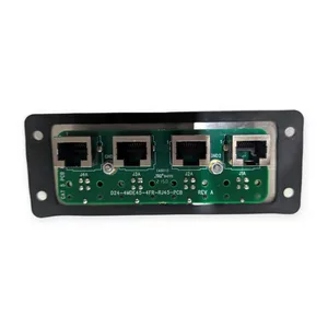 Mencom D24-4MDE45-4FR-RJ45-PCB Ethernet Receptacle Panel