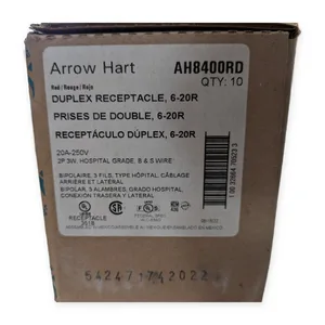 Arrow Hart AH8400RD Duplex Receptacle