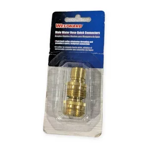 Westward 4KH02 Male Water Hose Quick Connector