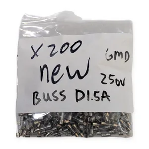 Bussmann GMD-1.5A Time Delay Glass Fuse – actual item, photo 1 of 5