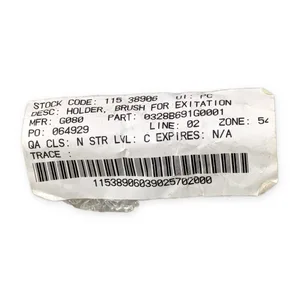General Electric 0328B691G0001 Excitation Brush Holder