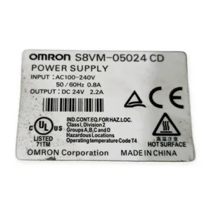 Omron S8VM-05024 Cdpower Supplycdpower Supply