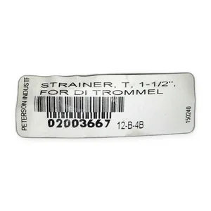 Peterson 02003667 Strainer Filter