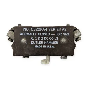 Cutler-Hammer C320KA4 Ser A2 Auxiliary Contact