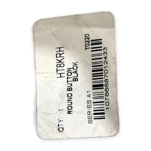 Eaton HT8KRH Round Black Button – actual item, photo 1 of 3