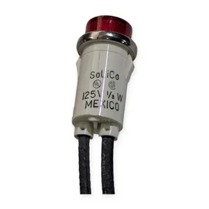 Solico Red Neon Indicator Pilot Light