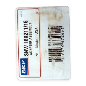 SKF 16X211/16 SNW Adapter