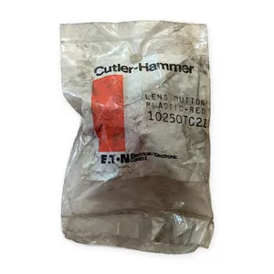 Cutler-Hammer 10250TC21 Red Plastic Pushbutton