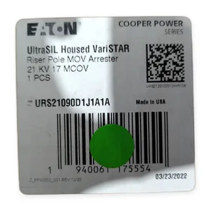 Eaton URS21090D1J1A1A Riser Pole MOV Surge Arrester