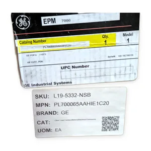 General Electric PL700065AAHIE1C20 EPM 7000 Power Quality Meter