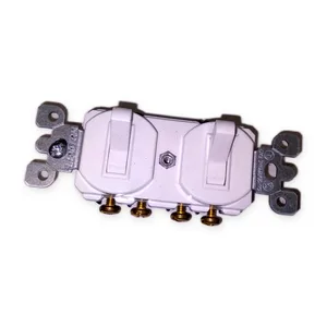 Leviton 5343-W Ac/ca Dual Switch
