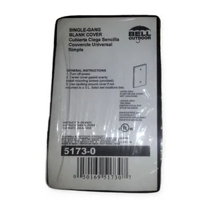 Bell Outdoor 5173-0 Weatherproof Blank Cover