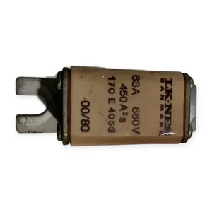 LK-NES Danmark 170 E 4053 Fuse Link 63A 660V DIN 00/80 Semiconductor Protection – actual item, photo 1 of 4