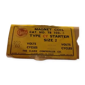 Magnet Coil TB 103-4 Type CY Starter Size 2 550VOLTS