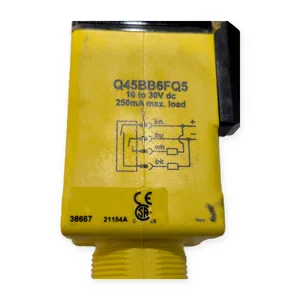 Banner Q45BB6FQ5 Fiber Optic Amplifier Sensor