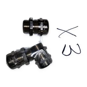 Stainless Steel Cable Gland Connector Strain Relief Fitting Lot of 3 Industrial – actual item, photo 1 of 3