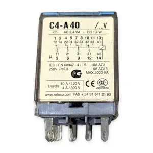 Releco C4-A40 Plug-In Industrial Relay