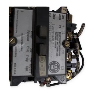 Westinghouse 1289C86G12 Size 1 Motor Starter Contactor