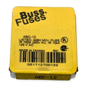 Bussmann ABC-12 Fuses – actual item, photo 1 of 8