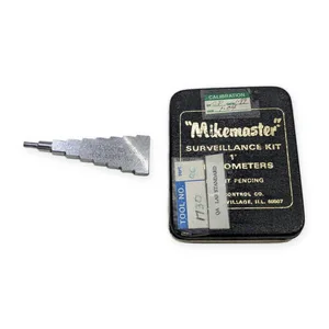 Mike Master Surveillance Kit 1" Micrometer Complete W/Case SER 307