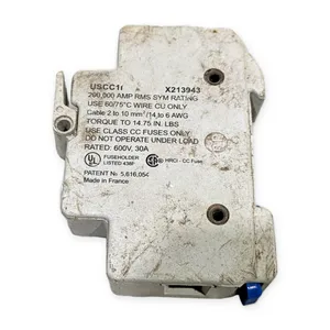 Mersen USCC1I Ultrasafe Class CC Fuse Holder – actual item, photo 1 of 3