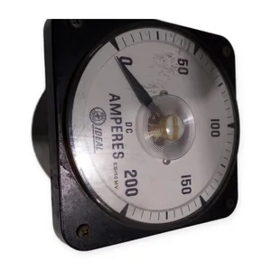 Kratos D4A Amperes Analog Panel Meter Gauge