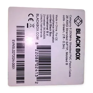 Black Box EVNSL0272GN-0001 CAT6 Shielded Patch Cable