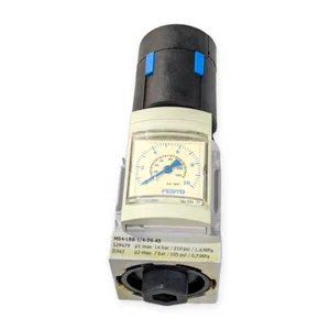 Festo MS4-LRB-1/4-D6-AS Regulator 529479 with Gauge