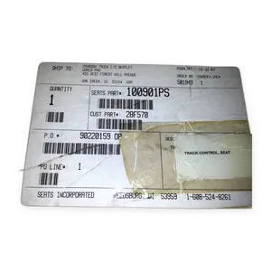 Oshkosh 100901PS Track Control Seat Valve