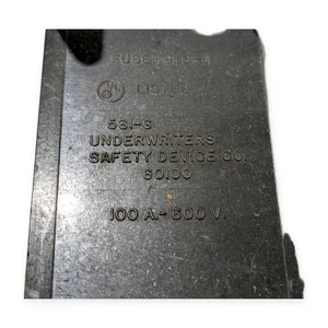 Underwriters 581-G 60100 Fuse Holder Block