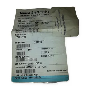 Hirose A3B-2630SCC Contact Gold 26-30 AWG Connector