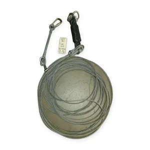 Newco Wire Rope 75 Ft 5/8 3/8 Inch with Harnesses Industrial Lifting Rigging USA