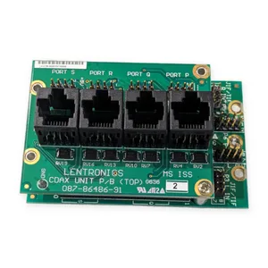 Lentronics 087-86486-91 Board RJ-45 Interface Card PCB