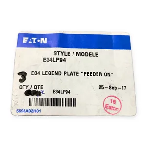 Eaton E34LP94 Contact Block