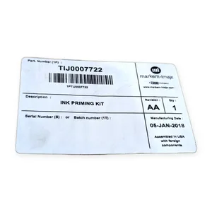 Markem-imaje TIJ0007722 Ink Priming Kit TIJ Printer