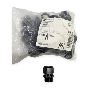 Heyco M3454 PG-21 Black Liquid Tight Cord