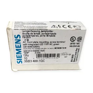 Siemens 3SB3400-1QC AC Green Pushbutton Module