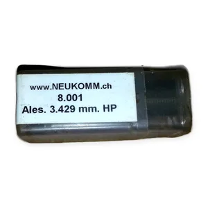 Neukomm 8.001 Precision Reamer 3.429mm HP Swiss CNC Machining Cutting Tool USA