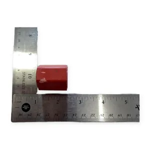 Red Hex Standoff Insulator Spacer Isolator Threaded Bus Bar Electrical LOT OF 4 – actual item, photo 1 of 4