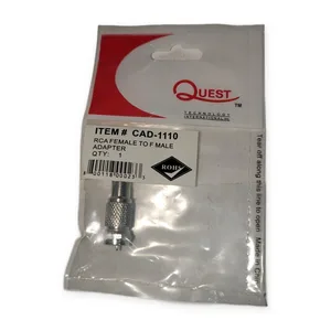 Quest CAD-1110 RCA Female to Female Adapter