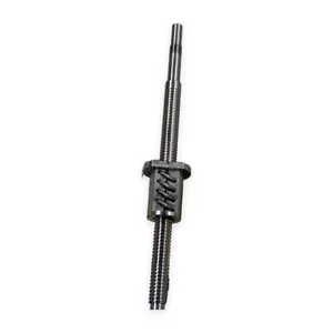 Ball Screw Assembly Flanged Nut 4 External Return Tubes Threaded Journal End – actual item, photo 1 of 4