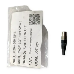Switchcraft TA3F Mini XLR Female Cable Connector