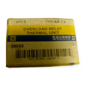 Square D AR7.0 Relay Thermal Unit 58650 Motor