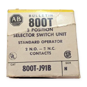 Allen-Bradley 800T-J91B Selector Switch