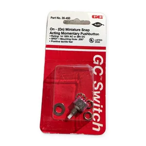 GC Electronics 35-450 Momentary Pushbutton Switch – actual item, photo 1 of 5