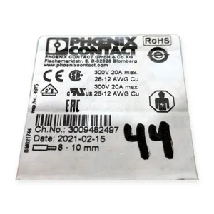 Phoenix Contact 3210541 PT 2 Terminal Block
