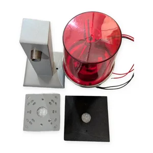 Edwards 53DR-GW Adaptabeacon Red Rotating Beacon