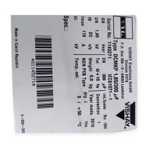 Vishay IEC61071-1 DC Link Film Capacitor