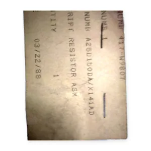 417-W9807 RIPT Resistor