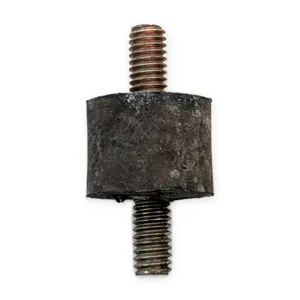 Cylindrical Rubber Vibration Isolator Mount Yellow Zinc Threaded Male Stud Part – actual item, photo 1 of 5